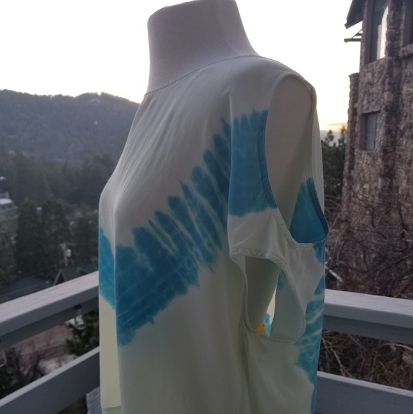 Silk bohemian top size small Gypsy 05 - Picture 6 of 8